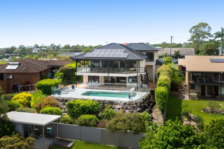 Contemporary home with pool in Aroona
